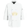 Eight Pearl Button Chef Coat with Thermometer Pocket Thumbnail