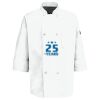 Eight Pearl Button Chef Coat with Thermometer Pocket Thumbnail