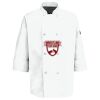 Eight Pearl Button Chef Coat with Thermometer Pocket Thumbnail