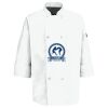 Eight Pearl Button Chef Coat with Thermometer Pocket Thumbnail