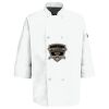 Eight Pearl Button Chef Coat with Thermometer Pocket Thumbnail