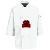 Eight Pearl Button Chef Coat with Thermometer Pocket Thumbnail