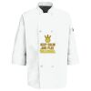 Eight Pearl Button Chef Coat with Thermometer Pocket Thumbnail