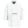 Eight Pearl Button Chef Coat with Thermometer Pocket Thumbnail