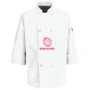 Eight Pearl Button Chef Coat with Thermometer Pocket Thumbnail