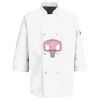 Eight Pearl Button Chef Coat with Thermometer Pocket Thumbnail