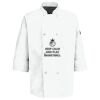 Eight Pearl Button Chef Coat with Thermometer Pocket Thumbnail