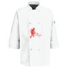 Eight Pearl Button Chef Coat with Thermometer Pocket Thumbnail