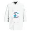 Eight Pearl Button Chef Coat with Thermometer Pocket Thumbnail