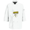 Eight Pearl Button Chef Coat with Thermometer Pocket Thumbnail