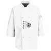 Eight Pearl Button Chef Coat with Thermometer Pocket Thumbnail