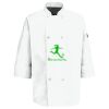 Eight Pearl Button Chef Coat with Thermometer Pocket Thumbnail