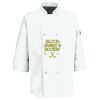 Eight Pearl Button Chef Coat with Thermometer Pocket Thumbnail