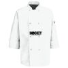 Eight Pearl Button Chef Coat with Thermometer Pocket Thumbnail