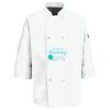 Eight Pearl Button Chef Coat with Thermometer Pocket Thumbnail