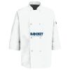Eight Pearl Button Chef Coat with Thermometer Pocket Thumbnail