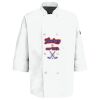 Eight Pearl Button Chef Coat with Thermometer Pocket Thumbnail