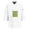 Eight Pearl Button Chef Coat with Thermometer Pocket Thumbnail
