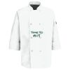 Eight Pearl Button Chef Coat with Thermometer Pocket Thumbnail