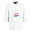 Eight Pearl Button Chef Coat with Thermometer Pocket Thumbnail