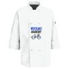 Eight Pearl Button Chef Coat with Thermometer Pocket Thumbnail