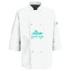 Eight Pearl Button Chef Coat with Thermometer Pocket Thumbnail