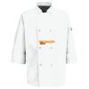 Eight Pearl Button Chef Coat with Thermometer Pocket Thumbnail