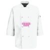 Eight Pearl Button Chef Coat with Thermometer Pocket Thumbnail