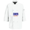 Eight Pearl Button Chef Coat with Thermometer Pocket Thumbnail