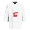 Eight Pearl Button Chef Coat with Thermometer Pocket Thumbnail