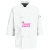 Eight Pearl Button Chef Coat with Thermometer Pocket Thumbnail