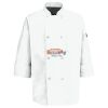 Eight Pearl Button Chef Coat with Thermometer Pocket Thumbnail
