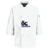 Eight Pearl Button Chef Coat with Thermometer Pocket Thumbnail