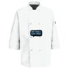 Eight Pearl Button Chef Coat with Thermometer Pocket Thumbnail