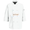 Eight Pearl Button Chef Coat with Thermometer Pocket Thumbnail
