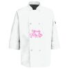 Eight Pearl Button Chef Coat with Thermometer Pocket Thumbnail