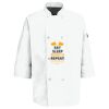Eight Pearl Button Chef Coat with Thermometer Pocket Thumbnail