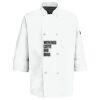 Eight Pearl Button Chef Coat with Thermometer Pocket Thumbnail