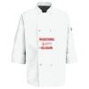 Eight Pearl Button Chef Coat with Thermometer Pocket Thumbnail