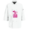 Eight Pearl Button Chef Coat with Thermometer Pocket Thumbnail