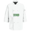 Eight Pearl Button Chef Coat with Thermometer Pocket Thumbnail