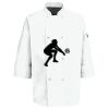 Eight Pearl Button Chef Coat with Thermometer Pocket Thumbnail