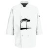 Eight Pearl Button Chef Coat with Thermometer Pocket Thumbnail