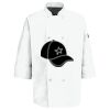 Eight Pearl Button Chef Coat with Thermometer Pocket Thumbnail