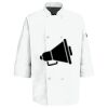 Eight Pearl Button Chef Coat with Thermometer Pocket Thumbnail