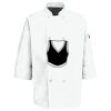 Eight Pearl Button Chef Coat with Thermometer Pocket Thumbnail
