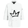 Eight Pearl Button Chef Coat with Thermometer Pocket Thumbnail