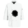 Eight Pearl Button Chef Coat with Thermometer Pocket Thumbnail