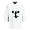 Eight Pearl Button Chef Coat with Thermometer Pocket Thumbnail