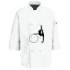 Eight Pearl Button Chef Coat with Thermometer Pocket Thumbnail